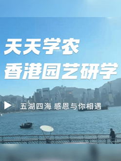 与香港园艺学会结合进行香港园艺研学，专业园境师带队解说。